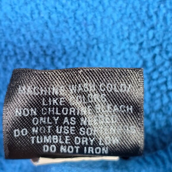 Mens Under Armour Blue Fleece 1/4 Zip Pullover Loose Fit 100% Polyester Size XL - Picture 9 of 9